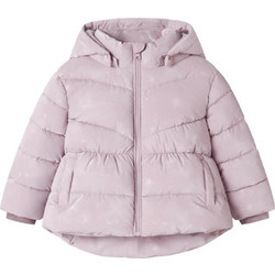 Name It Παιδικό Μπουφάν Χειμωνιάτικο Puffer Αντιανεμικό Ροζ 13246838