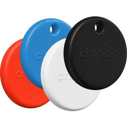 Chipolo Anti-Lost Trackers Apple Find My Red Blue White Black 4 Pack
