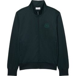 Lacoste Ανδρική Ζακέτα Φούτερ με Φερμουάρ Χακί SH2245-GJP