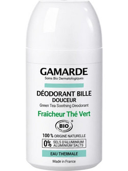 Gamarde Green Tea Αποσμητικό Roll On Χωρίς Αλουμίνιο 50ml