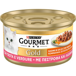 Purina Gourmet Gold Adult with Trout & Vegetables in Gravy 85gr