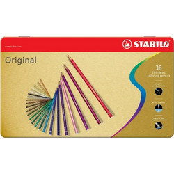 Stabilo Original Κασετίνα Ξυλομπογιές Σετ 38τμχ