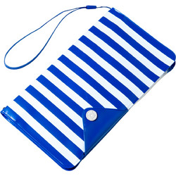 Celly Universal Αδιάβροχη Θήκη Splashproof Wallet για Smartphones έως 5.7'' - IPX4 - Blue (SPLASHWALLETBL)