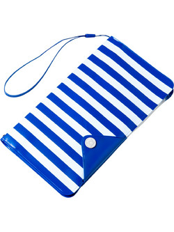 Celly Universal Αδιάβροχη Θήκη Splashproof Wallet για Smartphones έως 5.7'' - IPX4 - Blue (SPLASHWALLETBL)
