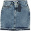Superdry Μίνι Φούστα Τζιν Ψηλόμεση Pencil Μπλε G72022CR