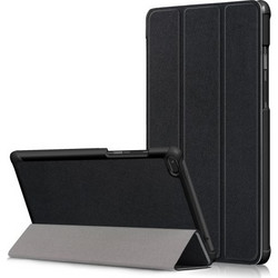 Δερμάτινη Θήκη Βιβλίο Tri-Fold με Βάση Στήριξης για Lenovo Tab E8 TB-8304F - Μαύρο