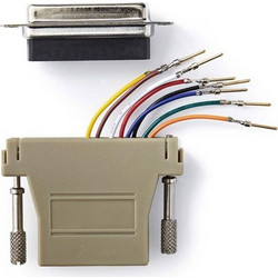 Adaptor DB 25pin male RJ45 female