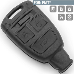 FIAT Κλειδί Κενό με 3 κουμπιά SILCA SIP22FRS8
