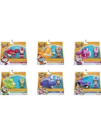 Playskool Top Wing Baddy Mcbat Φιγούρα Με Όχημα Jet E5822