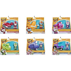 Playskool Top Wing Baddy Mcbat Φιγούρα Με Όχημα Jet E5822