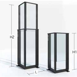 Εξωτερική γωνία Open air ultra Aluminco 1.80mx0.50m