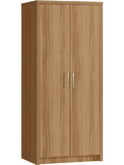 Woodwell Δίφυλλη Ντουλάπα Ρούχων Caliber Sonoma 80x58x183cm Ε7390