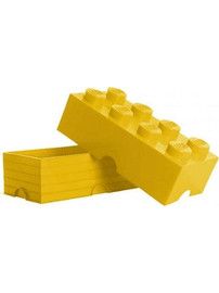 Lego Storage 8-Stud Brick Yellow για 3+ Ετών