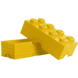 Lego Storage 8-Stud Brick Yellow για 3+ Ετών