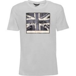 Ben Sherman Ανδρικό T-Shirt σε Γκρι Χρώμα, Short Sleeve Polo 52211G-009 Medium