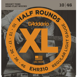 D'Addario EHR310 Σετ 6 Χορδές Ηλεκτρικής Κιθάρας Nickel Plated Steel 10-46" Normal Tension