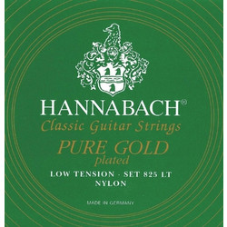 Hannabach 825 LT Pure Σετ Χορδές Κλασικής Κιθάρας Nylon Light Tension