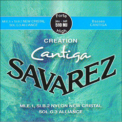 Savarez 510MJ Creation Cantiga Σετ 6 Χορδές Κλασικής Κιθάρας Hard Tension