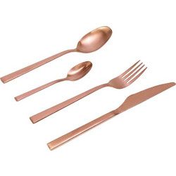 ΣΕΤ ΜΑΧΑΙΡΟΠΙΡΟΥΝΑ CRYSPO TRIO DURABLE ROSEGOLD MATT 3MM (24ΤΜΧ)