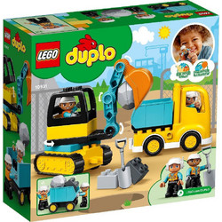Lego Duplo Truck & Tracked Excavator για 2+ Ετών 10931
