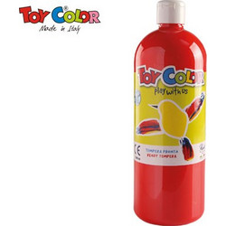 TOY COLOR ΤΕΜΠΕΡΑ 1lt S/WASH. RED