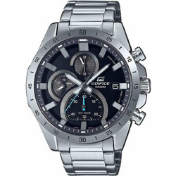 Casio Edifice Ανδρικό Ρολόι Χρονογράφος με Ασημί Μεταλλικό Μπρασελέ EFR-571D-1AVUEF