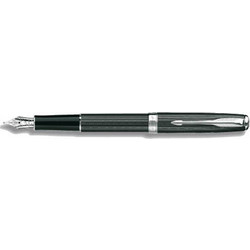 PARKER ΠΕΝΑ SONNET CHISEL CARBON CT FOUNTAIN PEN (M)