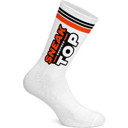 SNEAKFREAXX SOCKEN SNEAK TOP NEON -White One Size