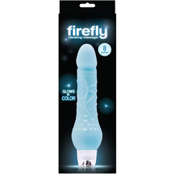 NS Novelties Firefly Vibrating Massager Ρεαλιστικός Δονητής 20.3cm Μπλε