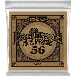 Ernie Ball 1456 Earthwood Χορδή Ακουστικής Κιθάρας 80/20 Bronze 56"