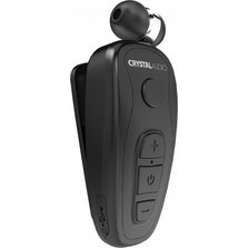 Crystal Audio R1 Ακουστικό Bluetooth In Ear Πέτου Black