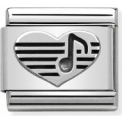 Nomination Composable Classic Link καρδιά ασήμι 925 330101/06
