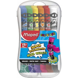 MAPED ΤΕΜΠΕΡΕΣ ΣΩΛΗΝΑΡΙΟ 12ml ΣΕ ΠΛΑΣΤΙΚΟ ΚΟΥΤΙ 12 ΤΕΜ. 810520