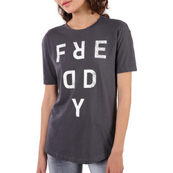 Freddy Γυναικείο Αθλητικό T-Shirt Ανθρακί S9WCXT1-G17