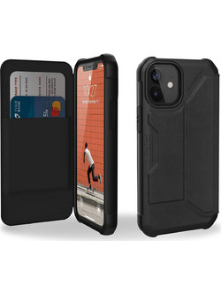 Θήκη UAG METROPOLIS FOLIO LTHR Δερμάτινη για Apple iPhone 12 mini 5.4 - ΜΑΥΡΟ - 112346118340