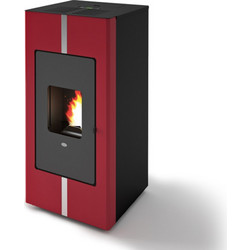 Eva Calor Tosca Red Σόμπα Pellet Καλοριφέρ 24kW