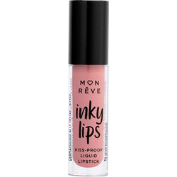 Mon Reve Inky Lips Kiss Proof 01 Long Lasting Matte Liquid Κραγιόν 4ml