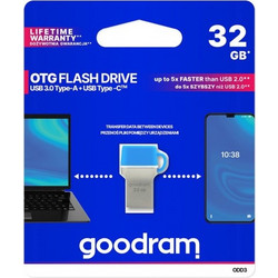 GoodRam ODD3 32GB USB Stick 3.2 Gen 1 με USB-C