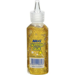 Glitter glue Amos 22 ml χρυσό