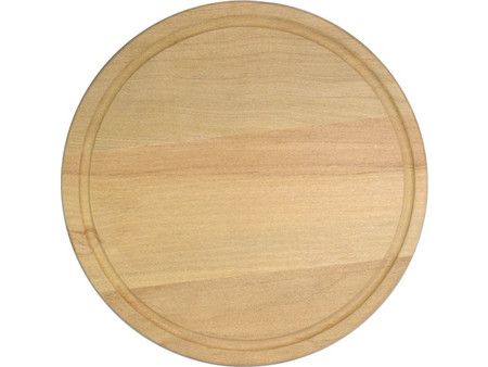 Ξύλινο Πιάτο με Λούκι Φ30 cm c372338