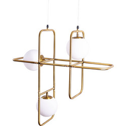 Home Lighting Athen Κρεμαστό Φωτιστικό Οροφής Πολύφωτο E27 Μπρονζέ 77-3593