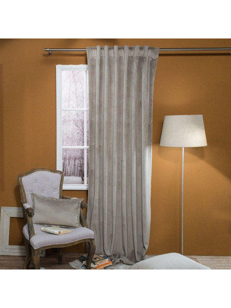 Teoran Κουρτίνα με Τρέσα 140x260 Velvet 07