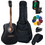 Cort AD810 Satin Black Bundle 2