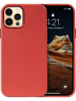 Crong Essential Back Cover Red (iPhone 12 Pro Max)