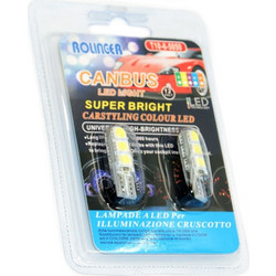 LED ΨΕΙΡΕΣ ΑΥΤΟΚΙΝΗΤΟΥ CANBUS T10-6-5050 LI-3633 - ΣΕΤ 2 ΤΕΜ
