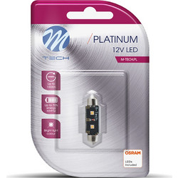 M-tech C5W Platinum LED Λευκό 12V 3,2W 36mm 1τμχ