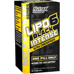 Nutrex Lipo-6 Black Intense Ultra Concentrate Συμπλήρωμα Διατροφής 60 Κάψουλες