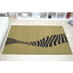 Sprintzio Χαλί Ορθογώνιο 160x230cm Ever Modern Yellow - Black