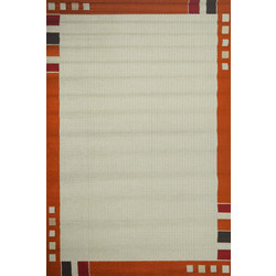 Sprintzio Χαλί Ορθογώνιο Καλοκαιρινό 200x250cm Cayenne 178 Beige-Rust