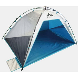 McKINLEY Εasy Shade Αυτόματη Τέντα Παραλίας Ασημί 130x190x100cm